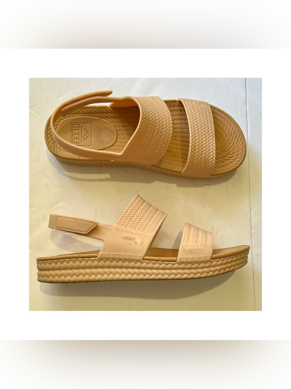 Reef Blush Pink Dual Strap Slide Sandals US Women’s 8 - Picture 4 of 12